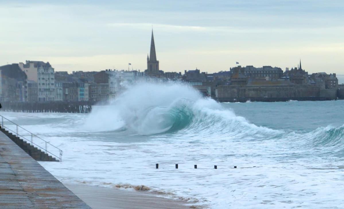 Plage-Sillon-Thalasso-Intra Muros Saint-Malo Exteriör bild