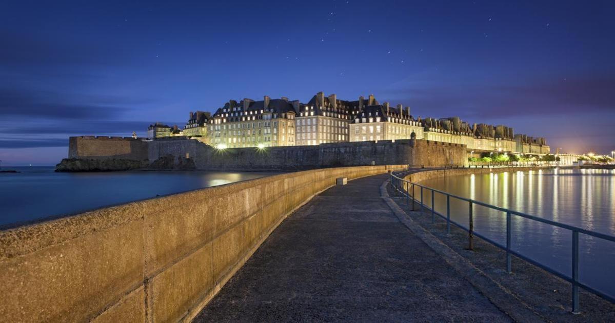 Plage-Sillon-Thalasso-Intra Muros Saint-Malo Exteriör bild